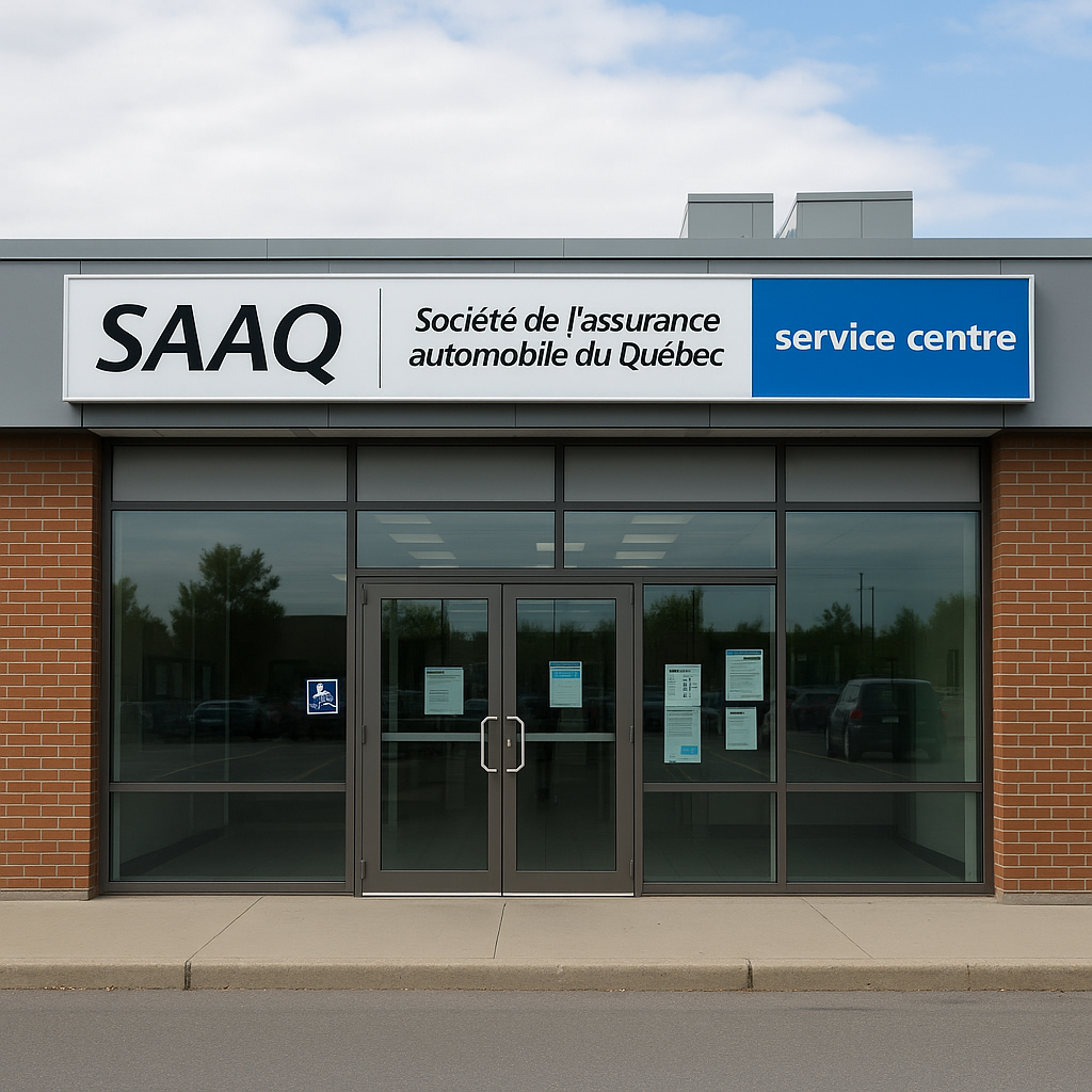 Official SAAQ Quebec logo for driver licensing services