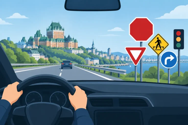 Quebec Traffic Sign Guide for New Drivers